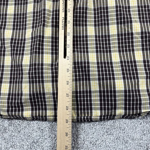 Carhartt Shirt Mens Large Relaxed Fit Plaid Button Down Cotton *Stain* - Picture 10 of 11